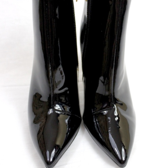 Black High Heels Stiletto Dress Pointy Toe Bootie - Picture 5 of 5